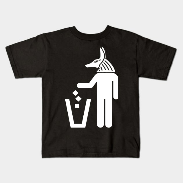 Egyptian Files (White) Kids T-Shirt by loxlley